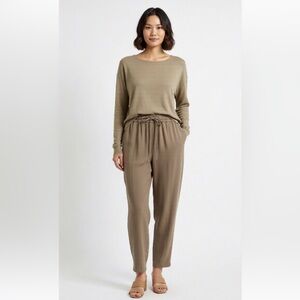 Eileen Fisher 100% Silk Ankle Pants NWT Small